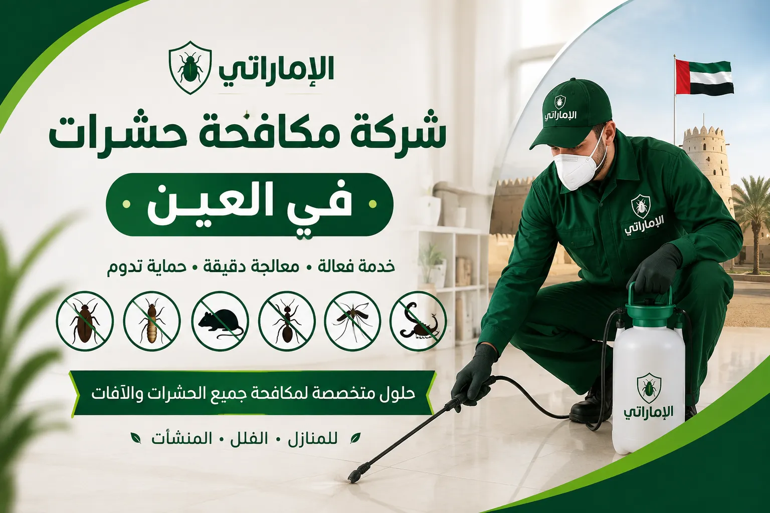 شركة مكافحة حشرات في العين