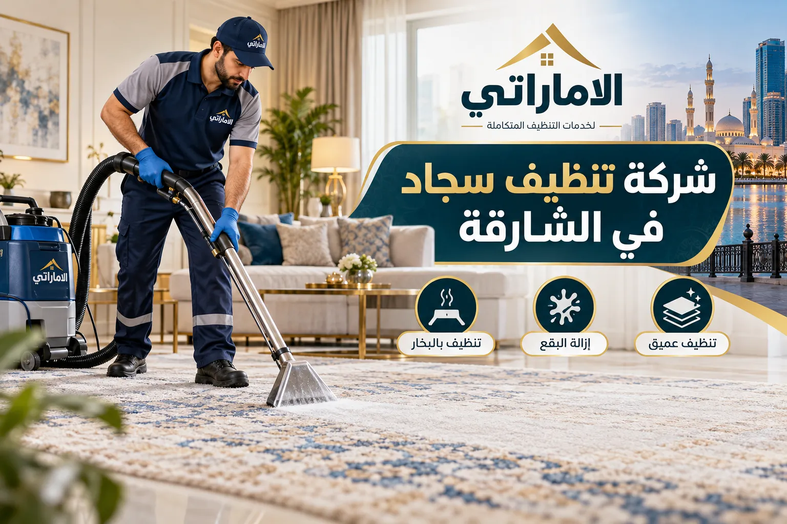 شركة تنظيف سجاد في الشارقة