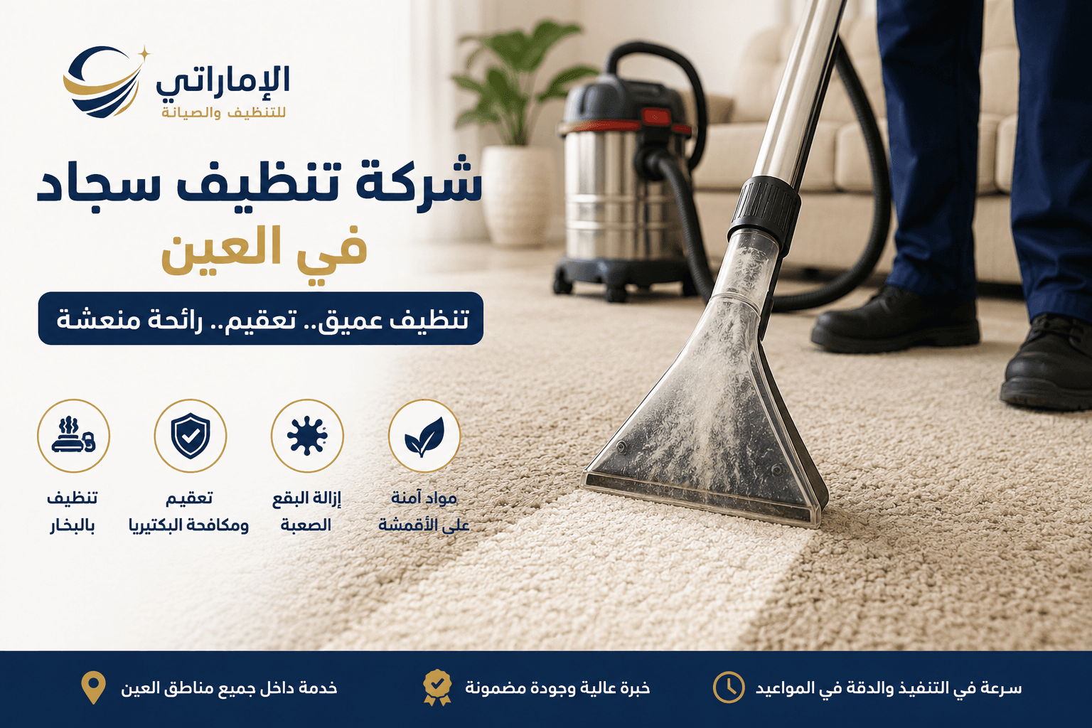 شركة تنظيف سجاد في العين