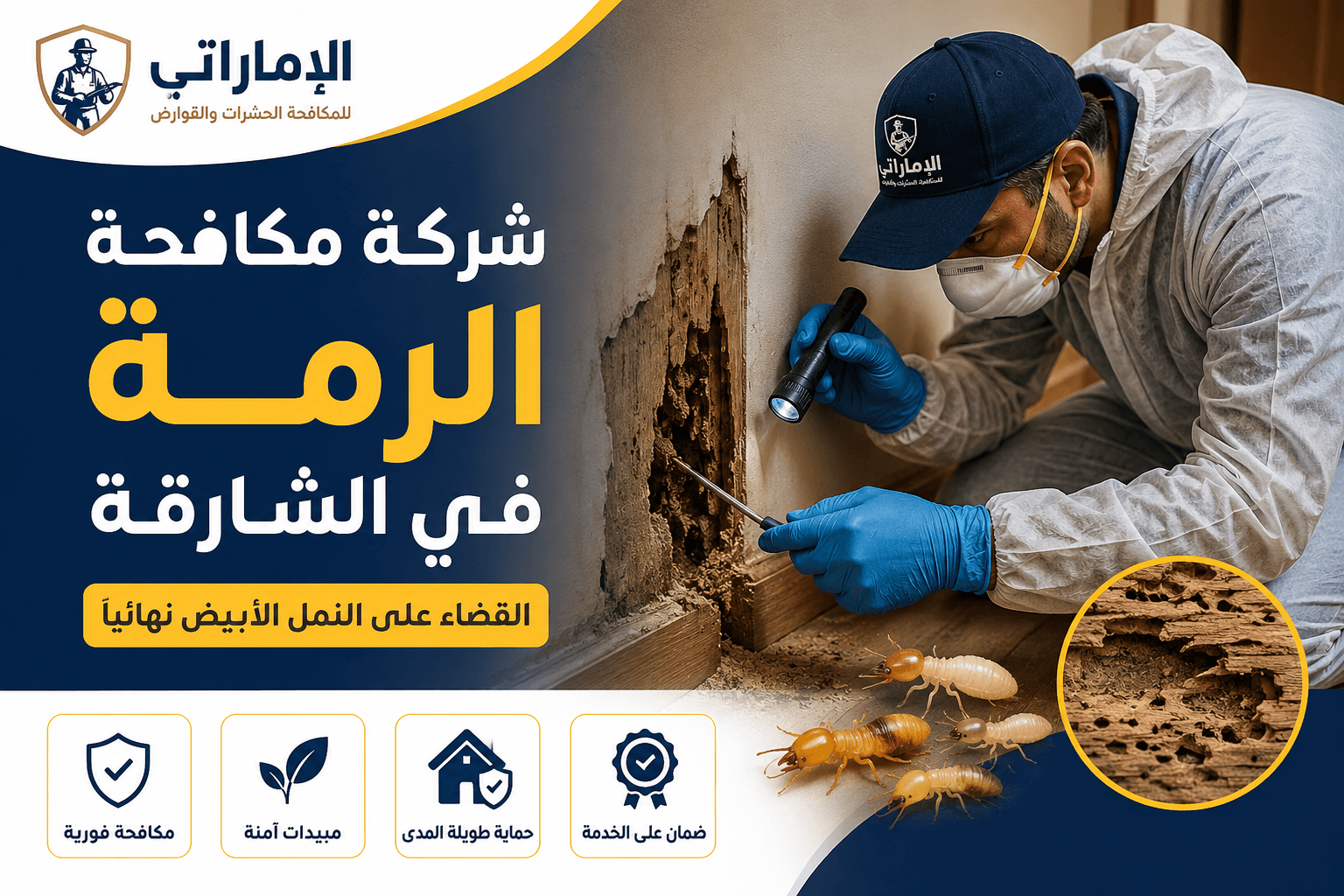 شركة مكافحة الرمة في الشارقة