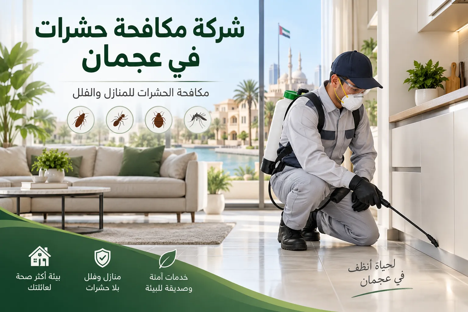 شركة مكافحة حشرات في عجمان