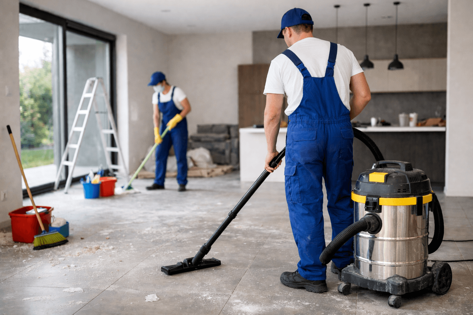 تنظيف المنازل بعد البناء