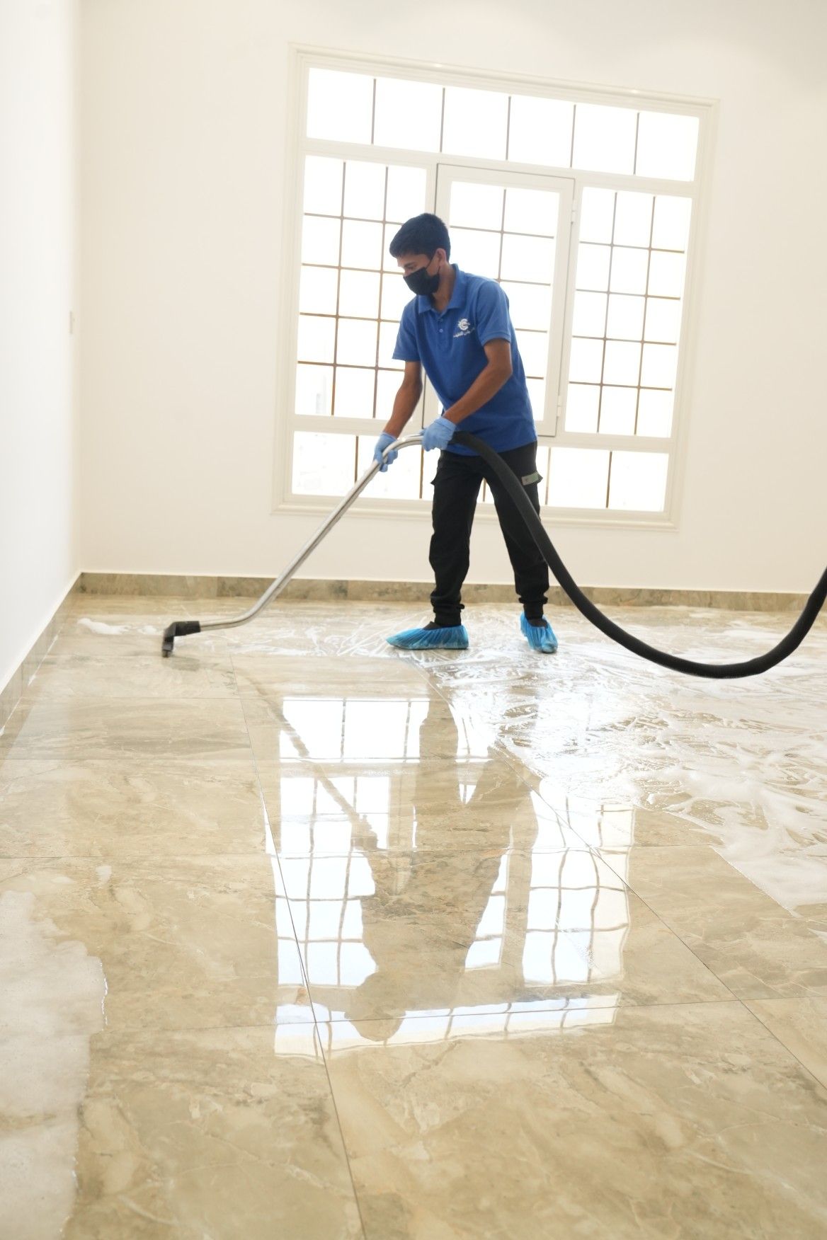 تنظيف المنزل الجديد