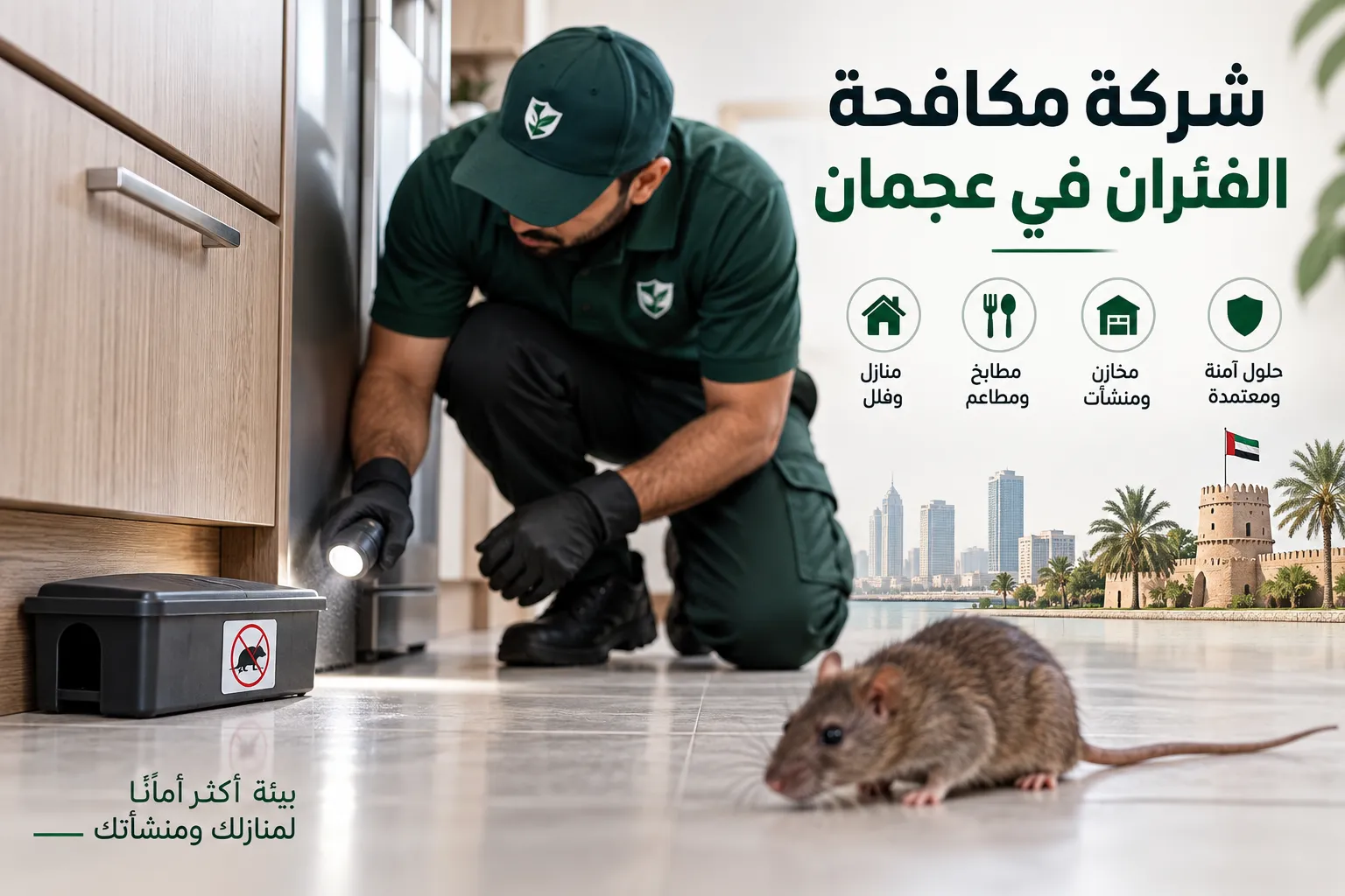 شركة مكافحة الفئران في عجمان