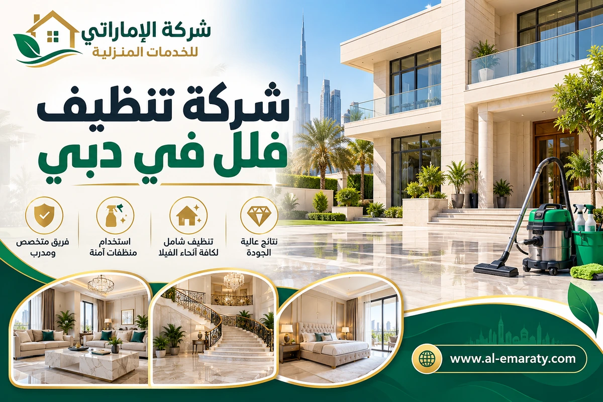 شركة تنظيف فلل في دبي