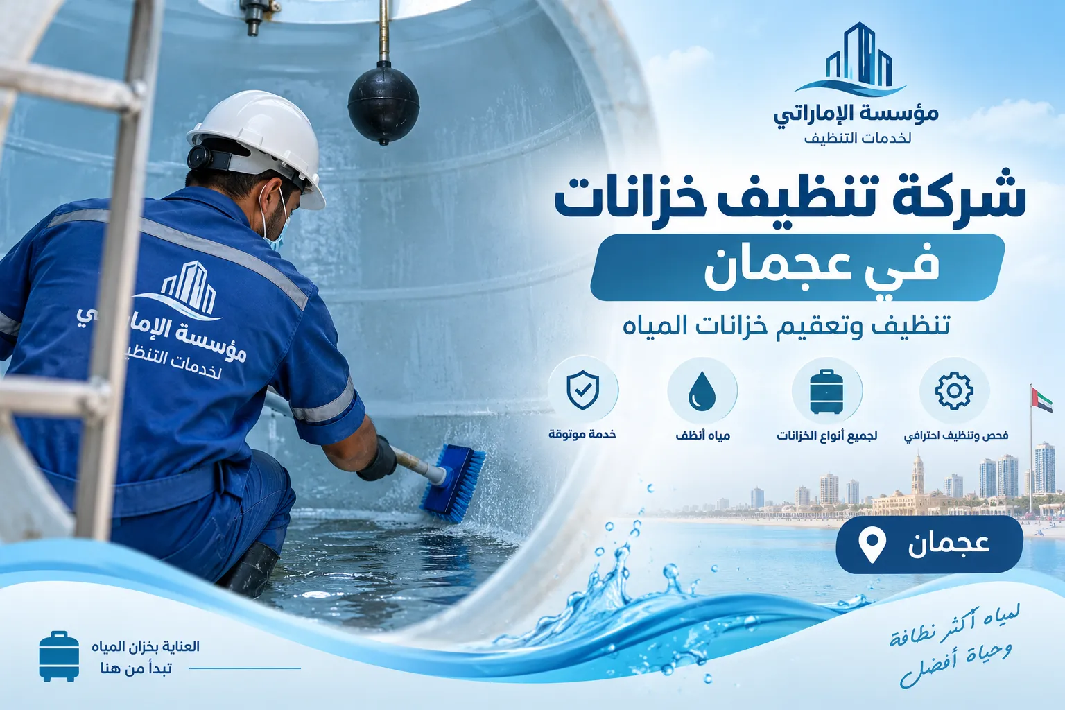 شركة تنظيف خزانات في عجمان